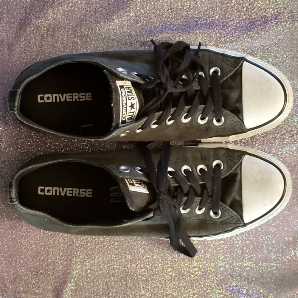 Converse All-Star Dark Gray Grey Slate Low top sneaker flats Women Size 11